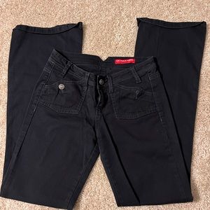 Y2K black flared us polo assn jeans!!